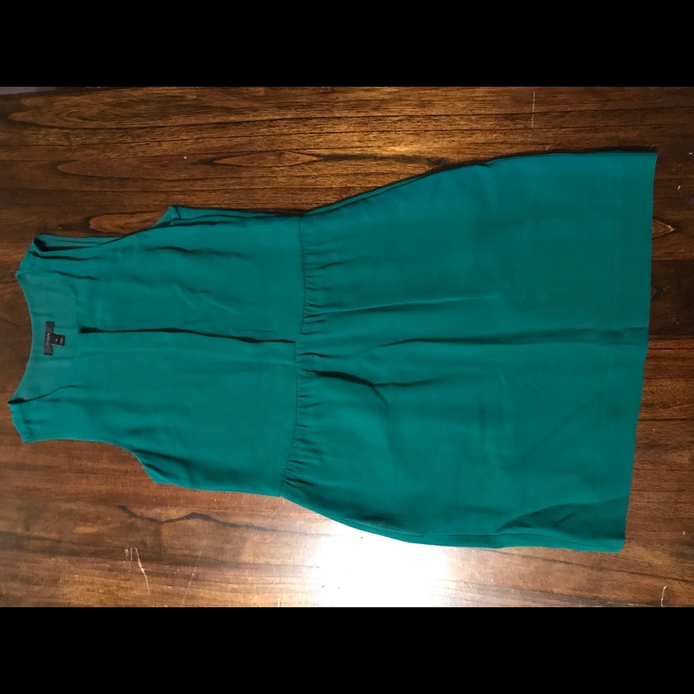 Green J.Crew dress size 4